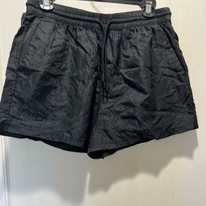 Cute outdoor voices printed everyday shorts